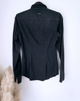 Chemise noire en denim