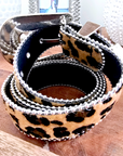 Ceinture star léopard
