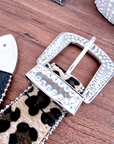 Ceinture star léopard