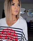Pull marin et skull