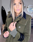 Manteau esprit militaire