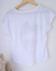 Tee-shirt blanc skull