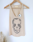 Débardeur skull en cachemire