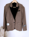 Veste chic customisée en laine