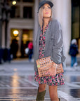 Sac pochette rock-chic