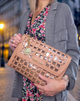 Sac pochette rock-chic