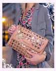 Sac pochette rock-chic