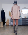 Veste boy pied-de-poule