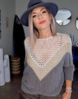 Pull vintage doré
