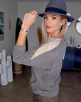 Pull vintage doré