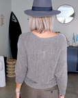 Pull vintage doré