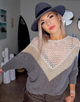 Pull vintage doré