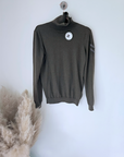 Pull col roulé kaki