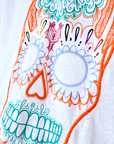 Tee-shirt blanc rock mexicain