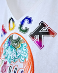 Tee-shirt blanc rock mexicain