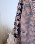 Veste boy pied-de-poule
