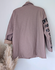 Veste boy pied-de-poule