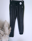 Pantalon jog en cuir