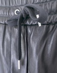 Pantalon jog en cuir