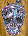 Surchemise velours skull