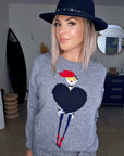 Pull dame en laine vierge