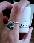 Bague argent Pastille et étoile