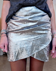 Jupe argentée