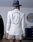 Veste skull irisée