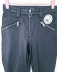 Pantalon noir huilé