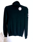 Pull col roulé noir