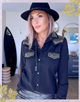 Chemise cloutée