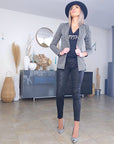 Veste chic en tweed