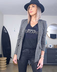 Veste chic en tweed