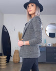 Veste chic en tweed
