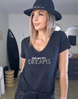 Tee-shirt noir dreams