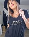 Tee-shirt noir dreams