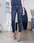 Pantalon noir python