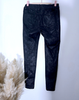 Pantalon noir python
