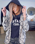 Veste python en sequins