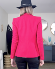 Veste red framboise