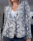 Veste python en sequins