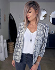 Veste python en sequins