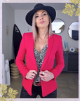 Veste red framboise