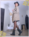 Gilet doux dorés