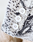 Veste python en sequins