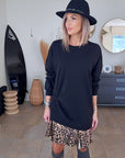 Robe sweat léo