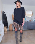 Robe sweat léo
