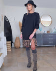 Robe sweat léo