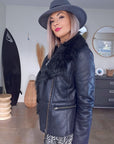 Manteau fausse fourrure