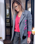 Veste tags en chevron